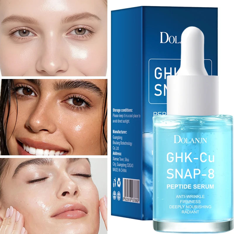 GHK-Cu Copper Peptide Face Serum with SNAP-8 – Hydrating & Firming Anti-Aging Serum