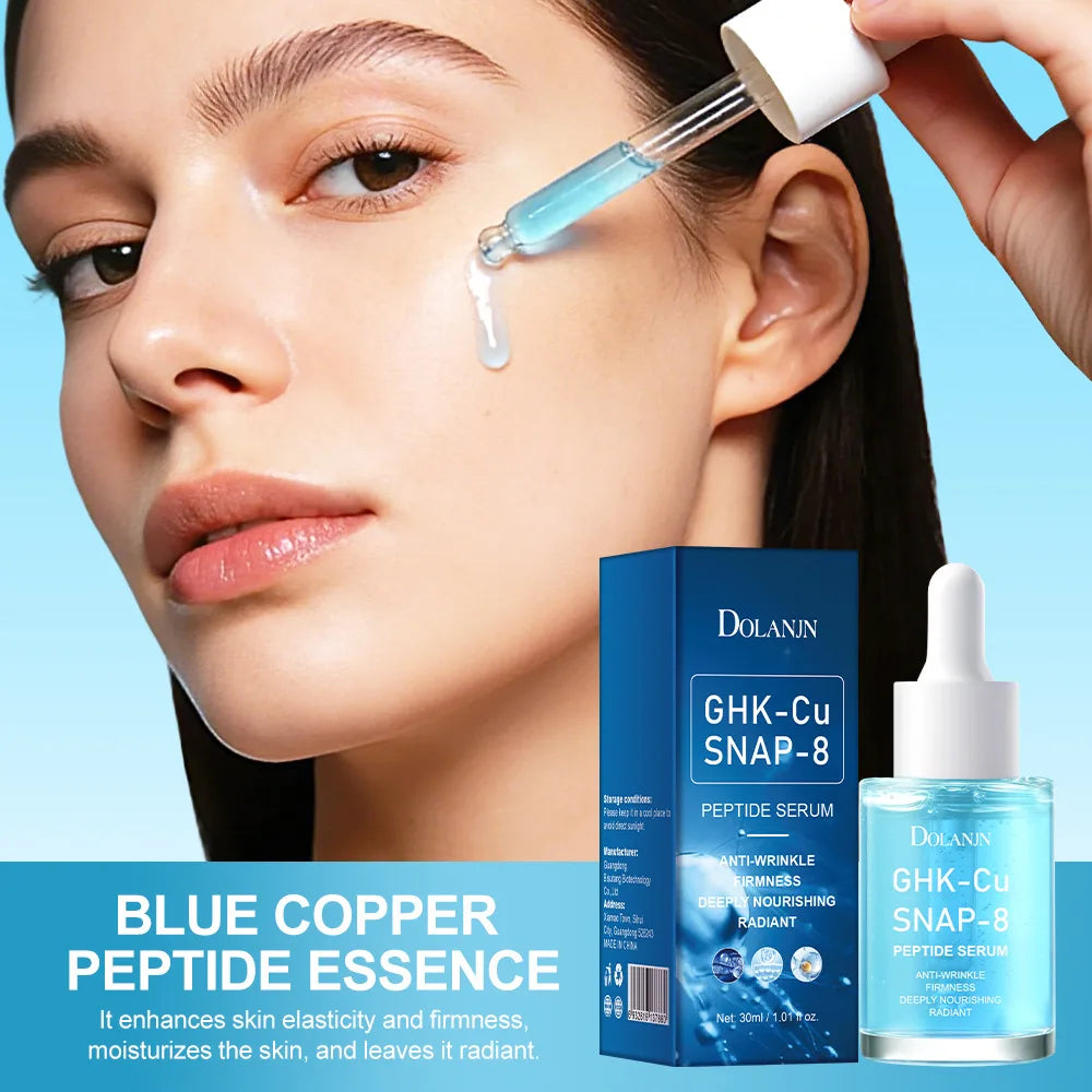 GHK-Cu Copper Peptide Face Serum with SNAP-8 – Hydrating & Firming Anti-Aging Serum