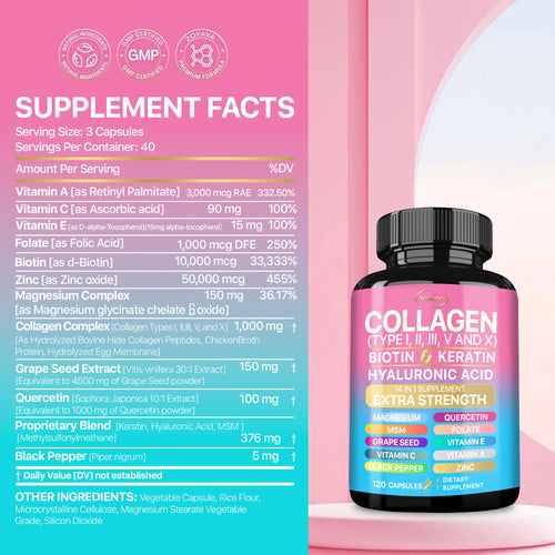 Advanced Collagen Complex with Biotin & Keratin